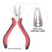Professional Hair Extensions Tools Kit with 500 Micro Ring Beads, Plier, Hook Needle, Clips - for Fairy Hair Tinsel Strands - Buy Online on GoSupps.com