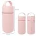 Duffi Baby Thermal Bottle Holder - Isothermal Synthetic Leather Bag for Bottles | Easy Clean Pink Circles - International Shipping - Buy Online on GoSupps.com