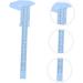 Hemoton 4 Pcs Eyebrow Ruler Caliper Tool Vernier Caliper Shaper Ruler Plastic Miss Mini Measuring Ruler - Buy Online on GoSupps.com