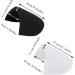 4 Pairs Set-in Shoulder Pads for Women Men Blazer Suit Coat Jacket - Sewing Foam Sponge Enhancers (2 Black + 2 White) - Buy Online on GoSupps.com