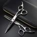 Hairdressing Scissors with Sharp Barbers Scissors Professional Hairdresser Scissor Set Light Thinning Scissors for Hair Cutting Salon flatcut5.5inch A flatcut5.5inch - Buy Online on GoSupps.com