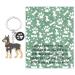 Ensianth Dog Keychain Gifts for Dog Lovers Puppy Keychain Dog Paw Print Keychain Gifts for Dog Owners Mom Dad Puppy Dog Keyring Doberman