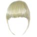 Battnot Clip-In Bangs for Women - 15cm White Gold Hair Extension Fringe | High Temperature Fiber Party Wigs - Buy Online on GoSupps.com