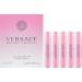 Versace 5 Bright Crystal EDT Spray Sample Women Vial 1 Ml/0.03 oz each Bright Crystal 0 Fl Oz (Pack of 5)
