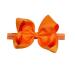 DDazzling Baby Large Hair Bow Headband Hair Accessories Photo Props - orange - One Size