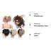 Buy Tess Hair Part Dutt Tie - Smooth Shaped Hair Knot Updos | Affordable 45g Medium Brown Hair Extensions for Women - Buy Online on GoSupps.com