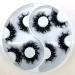 HBZGTLAD 2021 25mm 3D Faux Mink Cross False Eyelashes - 5 Pairs Handmade Thick Long Eye Lashes | Beauty Makeup Tools - Buy Online on GoSupps.com