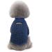 Buy Tineer Warm Fleece Winter Dog Coat for Small & Medium Dogs - Dark Blue Kashmir Jacket | International Shipping - Buy Online on GoSupps.com