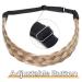 Silk-Co Women s 5-Strand Blonde Braided Hair Band - Vintage Elastic Headband for Weddings | Hair Tie & Extensions 2.5cm Wide - Buy Online on GoSupps.com