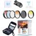 Apexel 52mm Filter Lens Kit for Smartphone Camera Canon Nikon Sony Olympus - Graduated Red Orange Yellow Blue CPL ND32 Star Lens - Buy Online on GoSupps.com