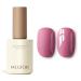 MEGIOR Pink Gel Nail Polish 15ml Deep Pink Gel Polish High Gloss Soak Off UV LED Nail Gel Polish for Nail Art Manicure Salon DIY Home Gift for Girls Peony