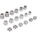 Syrisora 18 Pieces Viking Hair Beads Stainless Steel High Hardness Perfect Size Simple Design Wide Application Dread Beads - Buy Online on GoSupps.com