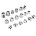 Viking Hair Pearls | 18 Premium Stainless Steel Dread Accessories for Stylish Hair - Buy Online on GoSupps.com