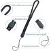 5PCS Adjustable Nylon Wrist Lanyard Set for Cell Phone, Camera, GoPro - Black - Buy Online on GoSupps.com