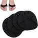 Forefoot Metatarsal Pads - 2 Pairs | Soft Elastic Heel Insoles for High Heel Shoes | Antistress Foot Patch - Black - Buy Online on GoSupps.com