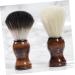 FRCOLOR Men Beard Brush - Soft Wooden Shaving Brush Tool for Gentlemen | Ideal Grooming Essential - Buy Online on GoSupps.com