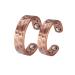 EnerMagiX Tri Tone 3500 Gauss Magnetic Copper Rings for Women or Men 99.95% Copper Ring with 4 Magnets Adjustable Size Women's Day Gift for Mom Wife (CPR-0282 SL)