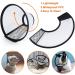 Adjustable Vivifying Cat Cone - Lightweight Recovery Pet Collar for Cats, Kittens, Small Dogs, and Rabbits - 3 Sizes Available (M: Neck 7.2-9.0 in) - Buy Online on GoSupps.com