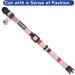 Pawtitas Multicolor Cat Collar with Safety Buckle and Bell - Teal/Pink/Purple - Buy Online on GoSupps.com