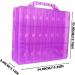 minkissy 1pc Nail Polish Storage Box Travel Container Nail Polish Bag Drawer Jewelry Organizer Rhinestone for Nails Clear Beads Handheld Nail Art Toolbox Purple Simple Plastic Storage Rack 35x34cm Purple - Buy Online on GoSupps.com