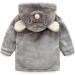 SunnyMi Baby Girls' Hooded Bathrobe & Pajamas - Cartoon Animal Towel for 1-5 Years 18-24 Months Gray - Buy Online on GoSupps.com