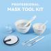 8-in-1 Face Mask Mixing Bowl Set with Silicone Brush - Spa Quality DIY Mask Tool Kit - Buy Online on GoSupps.com