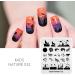 Natural Forest Wildlife Nail Art Stamping Plate - Wolf Moon Eagle Branch Design | Nail Design Manicure Print DIY Transfer Tools NA032 - Buy Online on GoSupps.com