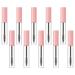 10pcs Mascara Empty Tube Clear Lash Mascara Refillable Tubes Diy Lips Lotion Plastic Travel Pink