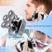Premium 6 in 1 Head Shaver for Bald Men - Waterproof Electric Razor with LCD Display - Rechargeable Golden Clipper & Trimmer - Buy Online on GoSupps.com
