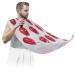 Fruit Cherry Beard Bib Apron Beard Hair Catcher for Men Shaving Fathers Day Anniversary Christmas Gifts for Dad Husband Beard Bib with 2 Suction Cups