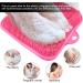 Siwinparts Pink Silicone Foot Scrubber for Shower with Self-Adhesive Hook - Foot Cleaner and Bath Mat for Foot Care - Buy Online on GoSupps.com