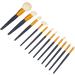 Makeup Brush Set 12 Pieces Brushes Makeup Brush Set Soft Bristle Dense Bristle Professional with Holder for Makeup Beginner for Beauty Salon - Buy Online on GoSupps.com