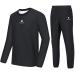 HOTSUIT Sauna Suit Men Anti Rip Sweat Suits Gym Boxing Workout Jackets A. Black Jacket & Pants XX-Large