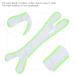 Breathable Anti-Snoring Chin Strap for Summer Sleep - Fluorescent Green Edging - Buy Online on GoSupps.com
