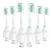 Electric Toothbrush Replacement Heads Compatible with Philips Sonicare Screw-on E-Series Electric Rechargeable Toothbrush Precision Clean Toothbrush Heads Refills 6 Pack Blue