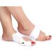 ALINZO Bunion Corrector Sleeves - Non-Surgical Bunion Relief for Women and Men - Hallux Valgus Correction and Pain Relief - Big Toe Separator (White) - Buy Online on GoSupps.com