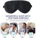 Super-Smooth Black Sleep Mask & Blindfold for Men, Women & Children | Ideal for Travel, Nap & Night Sleep - Buy Online on GoSupps.com