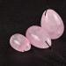 HEALLILY Yoni Eggs for Women - Kegel Training Nephrite Jade & Drilled Quartz Pelvic Floor Exercise - Pink 40x25mm - Buy Online on GoSupps.com