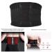 High Air Permeability Lumbar Support Belt | Breathable Waist Brace for Men & Women - Stabilizing Back Pad (LXL Black - Buy Online on GoSupps.com