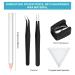 22-Piece Wax Rhinestone Picker Pencil Set for Nail Art | Gem Dotting Tools with Tweezers & Sharpener - Buy Online on GoSupps.com