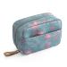 Laahoem trip cultural bags flamingo makeup form cosmetics bag organizer waterproof portable washing bag for women girls blue blue