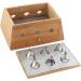 Ruilogod Bamboo Moxa Healing Therapy Box - Six Holes Moxibustion Wood Color for Natural Wellness - Buy Online on GoSupps.com