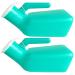 Male urinal bottle thick portable urinal for men PEE bottles with lid 1000ml Spill Proof Proof Urinal bottle for hospital car travel outdoors camping older people with incontinence (2pack)