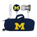 AudioSpice Scorch NCAA Earbuds and Mic with BudBag Michigan Wolverines