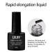 LULAA Nail Extension Kit | Gel & Silk Fiberglass Nail Art Tools (1Gel + 20 Fiberglass) - Professional Nail Extension Pro Kit - Buy Online on GoSupps.com