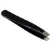 HTS 172M5 2 Black Mini Slanted Travel Eyebrow Tweezers