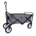 Collapsible Folding Garden Outdoor Park Utility Wagon Picnic Camping Cart for Outdoor Garden Beach Park Shopping Festival Camping Gardening Concerts Pets G:gray