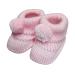 Royal Icon Newborn Baby Booties 0-3 Months Baby Boys Girls Pom Pom Booties Adorable Warm Soft Stylish Bootees Ideal for Indoor and Outdoor Use RI408 3 Months Pink Ri377