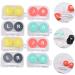 GATUIDA 24-Pack Colored Contact Lens Containers - Practical Case & Holder for Eye Care | International Shipping Available - Buy Online on GoSupps.com