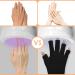 simarro Anti-UV Gloves for Gel Nail Lamp Professional UPF50+ UV Protection Gloves for Manicures UV Sun Protection Fingerless Gloves Protect Hands from UV for Light(Black Fingerless) - Buy Online on GoSupps.com